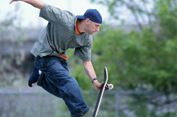 Skate boarding