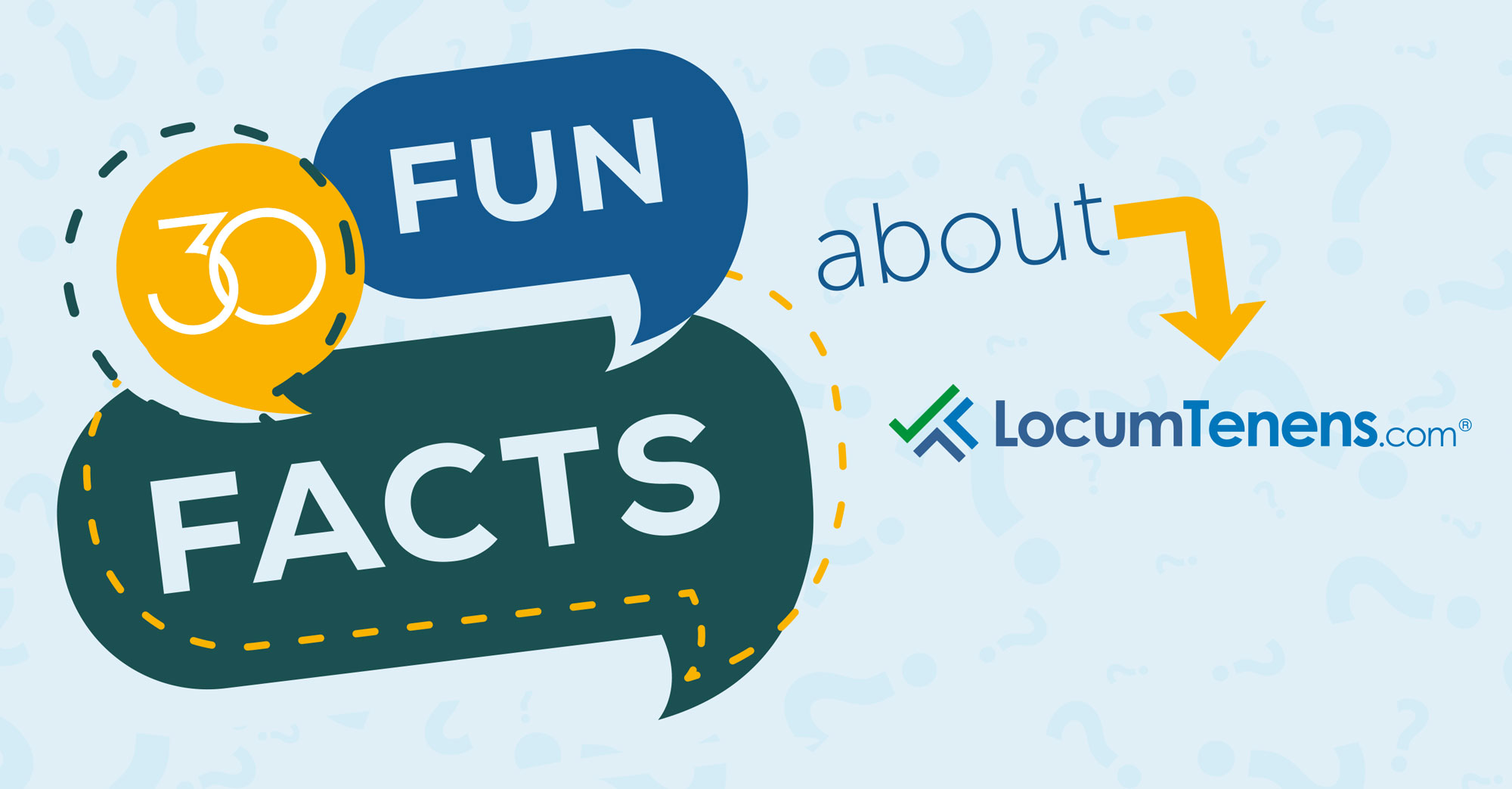 Celebrating 30 years of LocumTenens.com with 30 fun facts